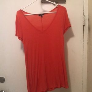 Gap V Neck Tees (red, blue, purple). LARGE